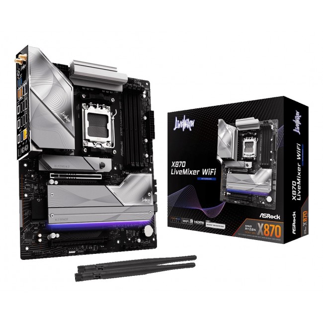 Asrock X870 LiveMixer WiFi AMD X870 Socket AM5 ATX