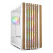 Sharkoon REBEL C70G RGB Full Tower White, Wood