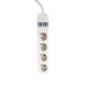 Gembird TSL-PS-S4U-01-W Smart power strip 4 AC outlet(s) Type E 1.5 m 3 3880 W White