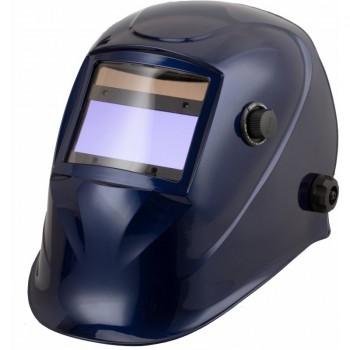 Automatic welding helmet intended for welding steel, 1 piece, color: Blue