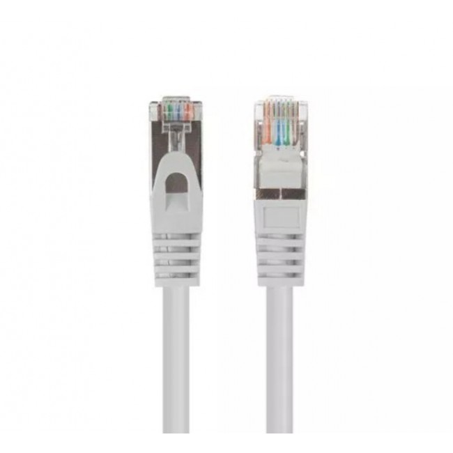 PATCHCORD CAT.6 FTP 2M GREY FLUKE PASSED LANBERG 10-PACK PATCHCORD CAT.6 FTP 2M GREY FLUKE PASSED LANBERG 10-PACK