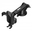 Vention Auto-Clamping Car Phone Mount With Suction Cup Black Square Type