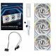 Lian Li UNI FAN SL Wireless LCD 120 Reverse Blade Computer case 12 cm White 3 pc(s) Lian Li UNI FAN SL Wireless LCD 120 Reverse Blade Computer case 12 cm White 3 pc(s)