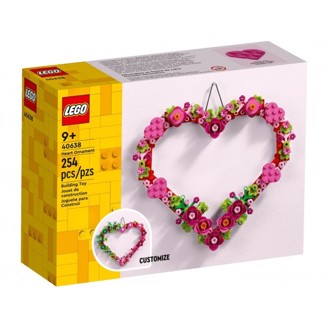 LEGO 40638 HEART ORNAMENT LEGO 40638 HEART ORNAMENT