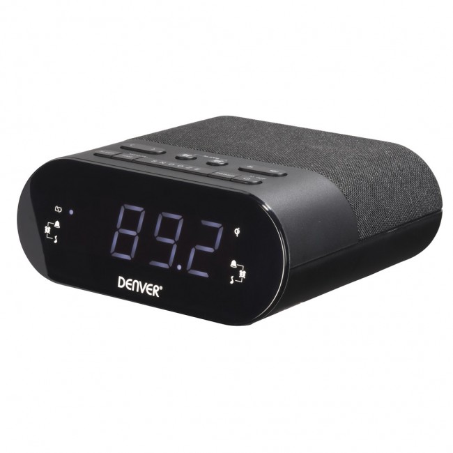 Denver CRQ-107 Digital alarm clock Black Denver CRQ-107 Digital alarm clock Black