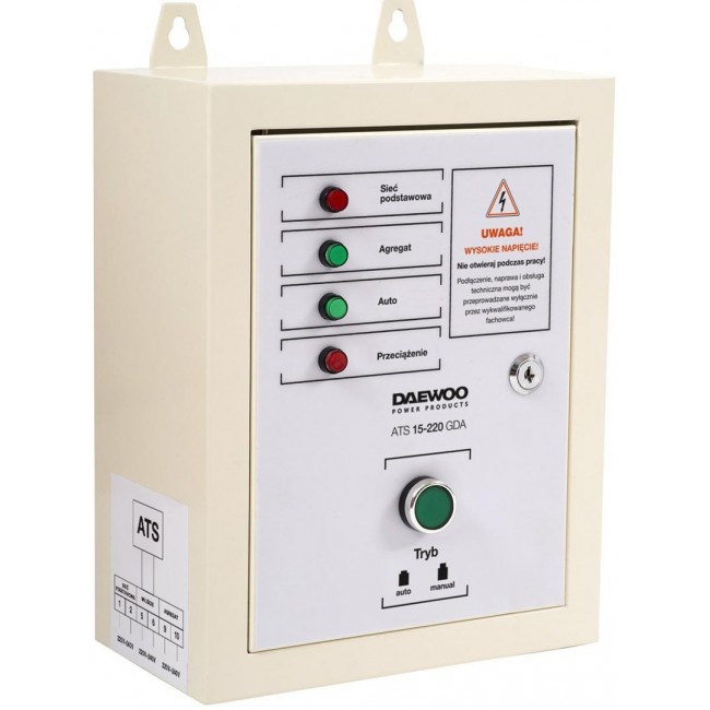 Daewoo ATS15-230GDA Automatic Transfer Switch (ATS)
