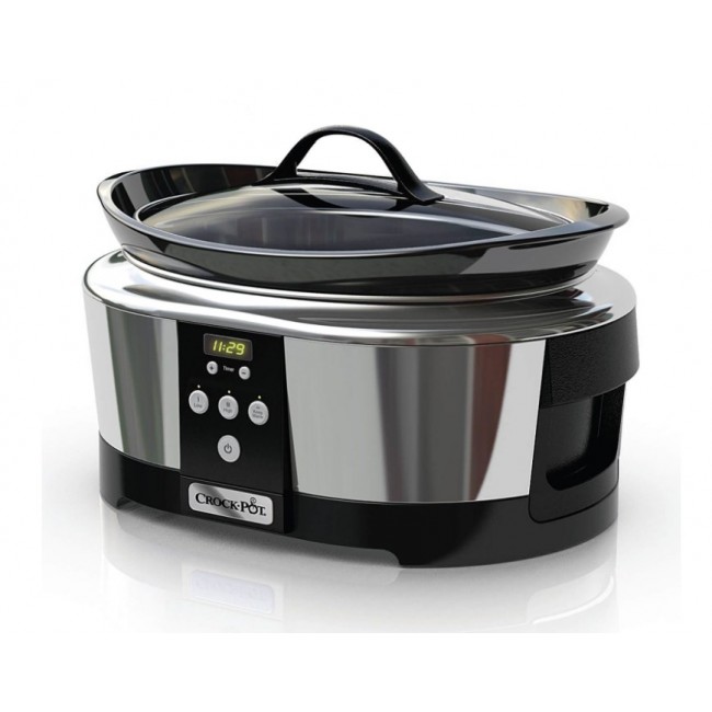 Crock-Pot SCCPBPP605-050 5.7-litre slow cooker (chrome) Crock-Pot SCCPBPP605-050 5.7-litre slow cooker (chrome)