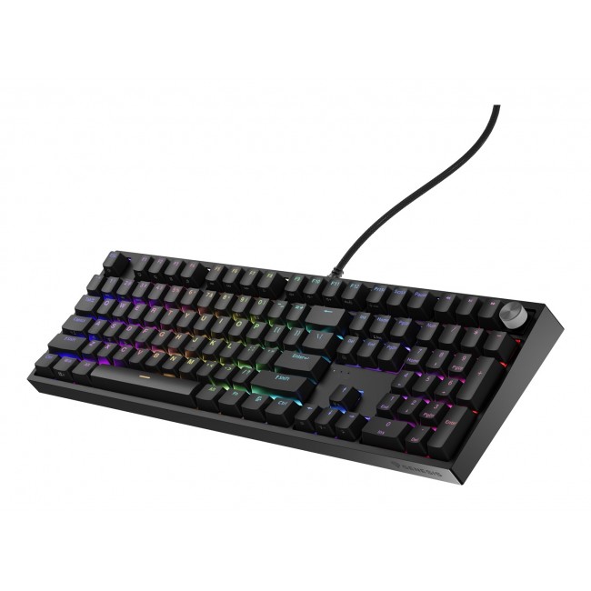 GENESIS THOR 404 keyboard Universal USB QWERTY English Black