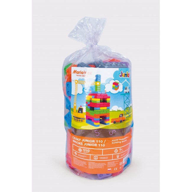 Marioinex Junior Bricks building blocks, 110 pieces