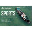 SKATINGER Grey Sports 350x89x15 Yoga SUP Board