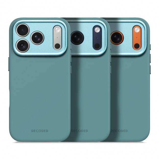 Decoded Silicone Backcover Apple iPhone 17 Pro Retro Blue mobile phone case 16 cm (6.3