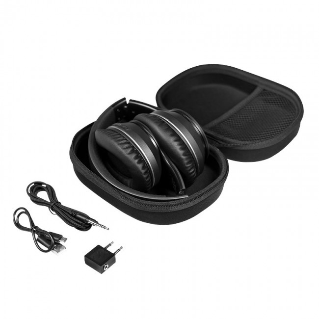 LogiLink BT0053 headphones/headset Wireless Head-band Music Bluetooth Black