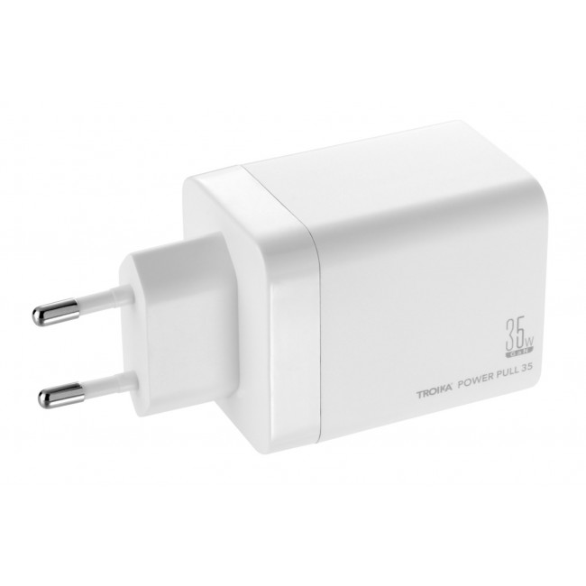 TROIKA CHA35 Smartphone, Tablet White AC Fast charging Indoor