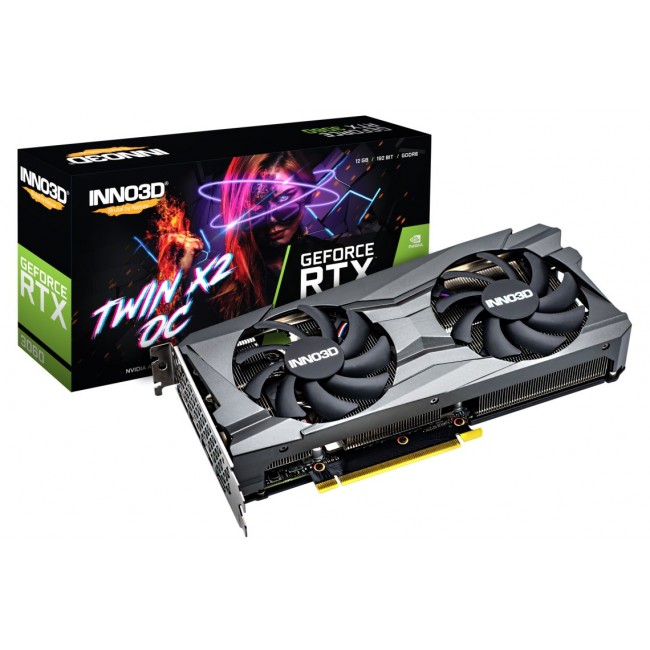 Inno3D GEFORCE RTX 3060 TWIN X2 OC NVIDIA 12 GB GDDR6 Inno3D GEFORCE RTX 3060 TWIN X2 OC NVIDIA 12 GB GDDR6