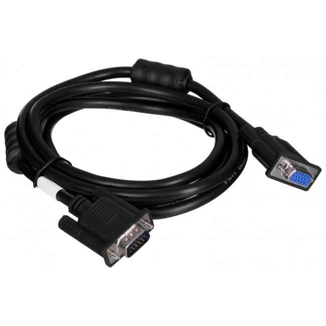 Lanberg CA-VGAC-10CC-0018-B+ VGA cable 1.8 m VGA (D-Sub) Black Lanberg CA-VGAC-10CC-0018-B+ VGA cable 1.8 m VGA (D-Sub) Black