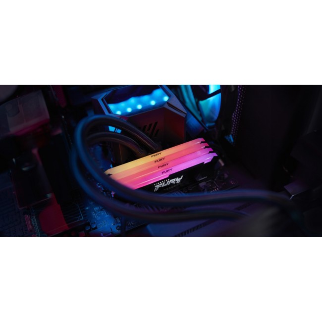 Kingston Technology FURY Beast 32GB 3200MT/s DDR4 CL16 DIMM (Kit of 2) RGB