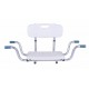 Recessed bath bench with back rest AT51032 Recessed bath bench with back rest AT51032
