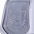 DIAMENTIQ BAYA light grey/dark grey - cat litter box - 55,5 x 40 x 38,7 cm