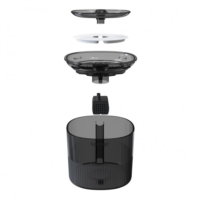 SPONGE Pet Fountain - automatic pet water dispenser 1,8l SPONGE Pet Fountain - automatic pet water dispenser 1,8l