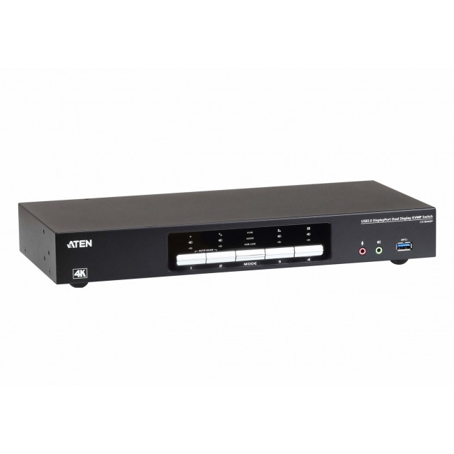 ATEN 4P USB3.0 DisplayPORT Dual View KVMP SW ATEN 4P USB3.0 DisplayPORT Dual View KVMP SW