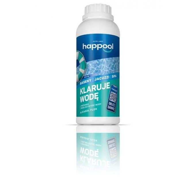 Acrylmed ALKASOL FLOK Liquid for coagulating impurities in swimming pool water, 1 litre Acrylmed ALKASOL FLOK Liquid for coagulating impurities in swimming pool water, 1 litre