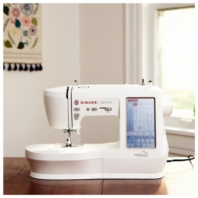 SINGER Sewing machine embroidery machine SE 9185 WiFi Electric current White SINGER Sewing machine embroidery machine SE 9185 WiFi Electric current White