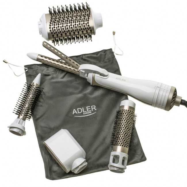 ADLER AD 2027 white hair dryer and curling iron ADLER AD 2027 white hair dryer and curling iron