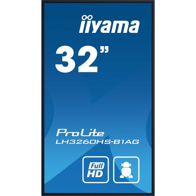 iiyama LH3260HS-B1AG Signage Display Digital A-board 80 cm (31.5 iiyama LH3260HS-B1AG Signage Display Digital A-board 80 cm (31.5