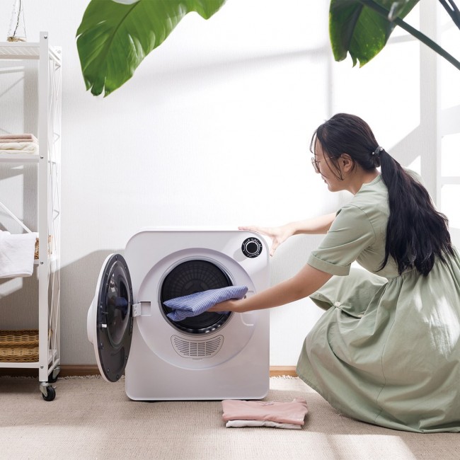 GreenBlue GB405 Tumble Dryer Electric Clothes 830W 3kg Mini Travel Vented Freestanding Wall Mount 5 Drying Programs GreenBlue GB405 Tumble Dryer Electric Clothes 830W 3kg Mini Travel Vented Freestanding Wall Mount 5 Drying Programs
