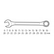 Neo Tools wrenches 6-32 mm, set of 26 pieces Neo Tools wrenches 6-32 mm, set of 26 pieces