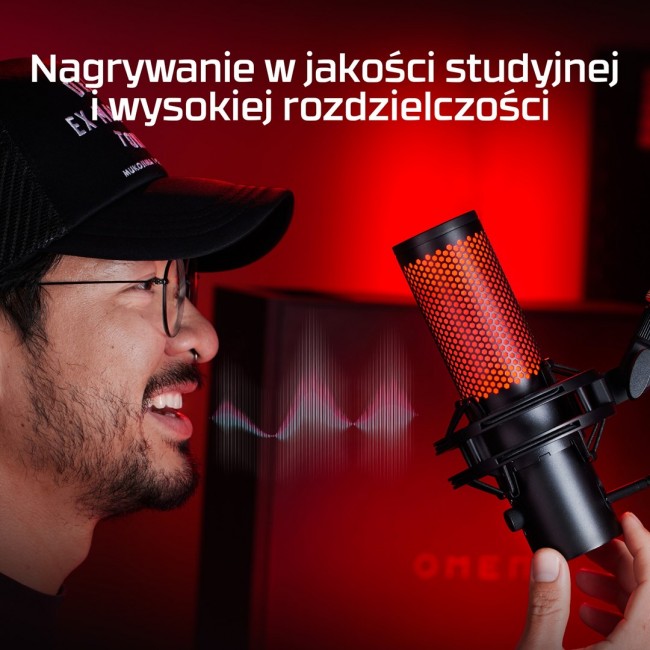 HyperX QuadCast 2 - USB Microphone (Black) Podcast microphone