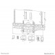 Neomounts AV60-500BL Videobar and laptop shelf kit 43-110