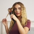 BaByliss Deep Waves Curling iron Warm Black, Orange 98.4