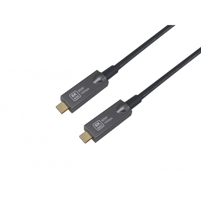 Equip USB-C to C Active Optical Cable, 5m, PD 60W, 8K/60Hz, 10Gbps, Video+Data+PD
