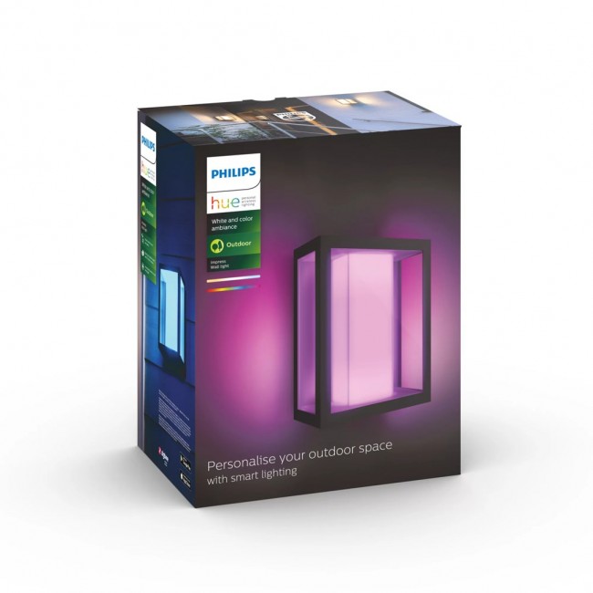 Philips Hue White and colour ambience Impress Outdoor Wall Light