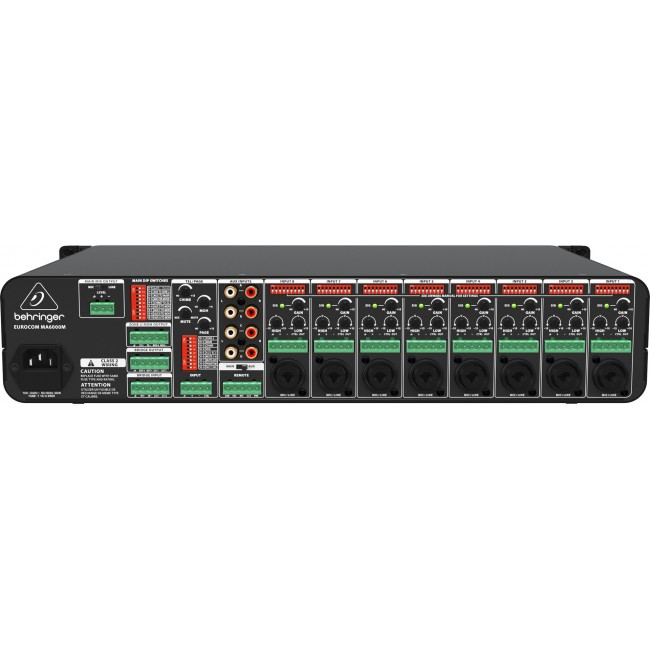 Behringer MA6000M audio amplifier Performance/stage Black Behringer MA6000M audio amplifier Performance/stage Black