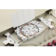 Equip 12-Port Fiber Optic Splice Box, SC Duplex, OM4, 1U, Equipped, Grey