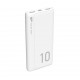 SILICON POWER GP15 Powerbank External battery 10000 mAh 2x USB 2.1A (SP10KMAPBKGP150W) White