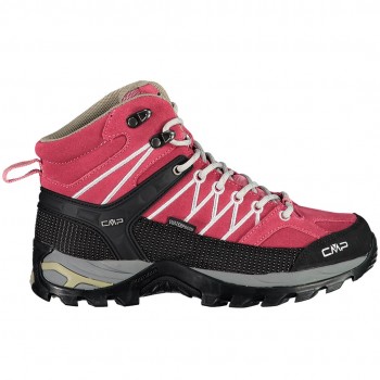 CMP Rigel Mid WP Women's Hiking Boots Pink-Black 3Q1294616HL