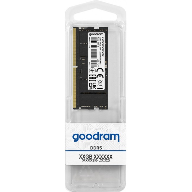 Goodram GR5600D564L46S/16G memory module 16 GB 1 x 16 GB DDR5 5600 MHz Goodram GR5600D564L46S/16G memory module 16 GB 1 x 16 GB DDR5 5600 MHz