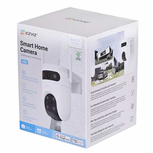 EZVIZ H9c Dual 2K Dome IP security camera Outdoor 2304 x 1296 pixels Ceiling/Wall/Pole EZVIZ H9c Dual 2K Dome IP security camera Outdoor 2304 x 1296 pixels Ceiling/Wall/Pole