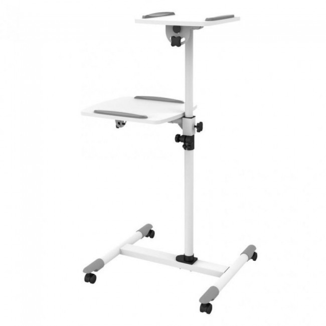 Techly Universal Trolley for Notebook / Projector, White ICA-TB TPM-6 Techly Universal Trolley for Notebook / Projector, White ICA-TB TPM-6