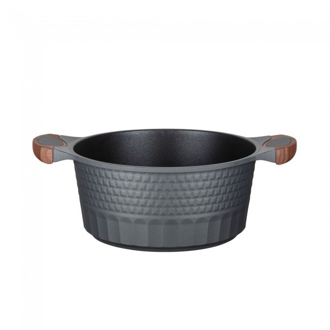 Resto Kitchenware Capella 4.6 L Round Black, Wood