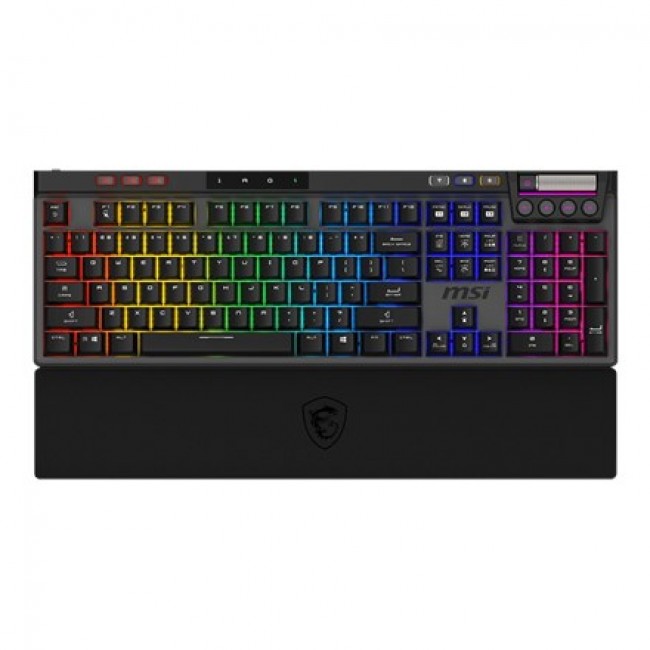 Gaming keyboard black MSI STRIKE PRO W SILENT US Gaming keyboard black MSI STRIKE PRO W SILENT US