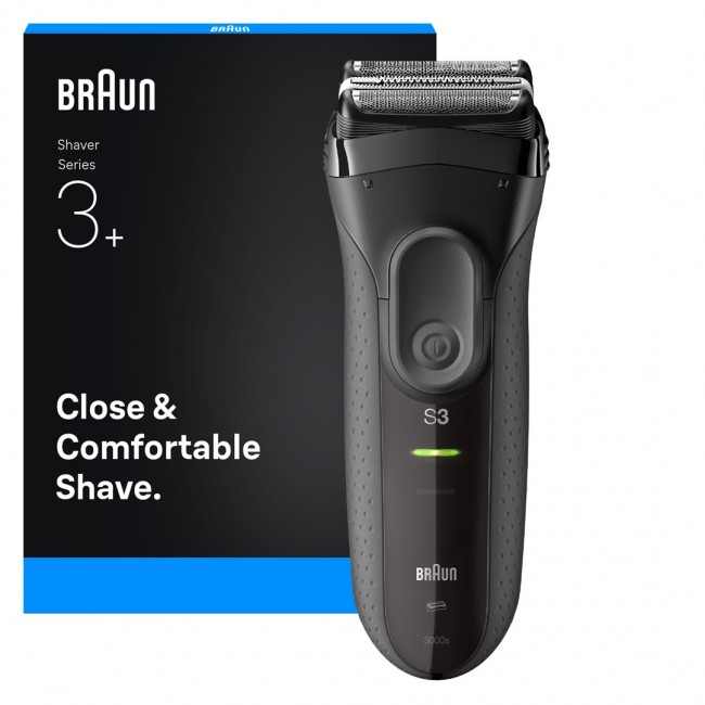 Braun Serie 3 3000S Foil shaver Grey Braun Serie 3 3000S Foil shaver Grey