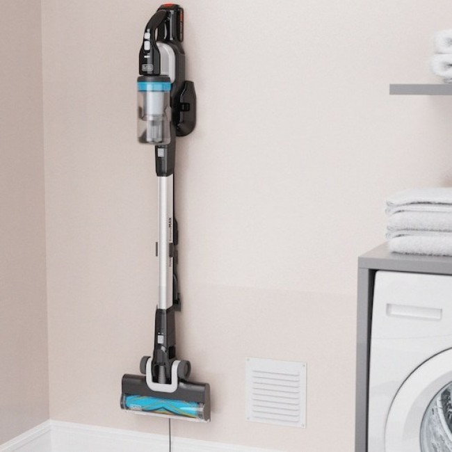 Black & Decker BHFEB520D1-QW stick vacuum/electric broom Battery Dry Cyclonic Bagless Black, Silver, Transparent 2 Ah