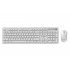 Gembird KBS-WPS-01 Slim Pro Business wireless desktop set, white, US layout