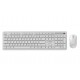 Gembird KBS-WPS-01 Slim Pro Business wireless desktop set, white, US layout