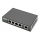 Digitus 4 Port Gigabit 4PPoE Extender, 802.3at, 60 W