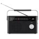 JVC RA-E315B Portable radio Black